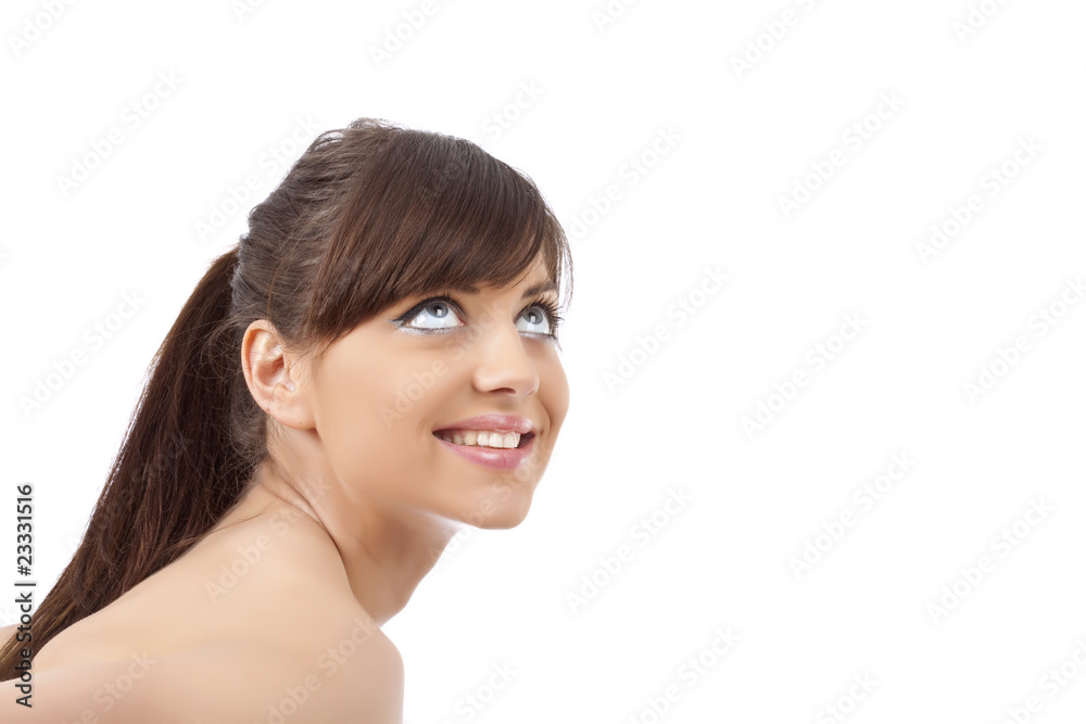 Looking up into the corner