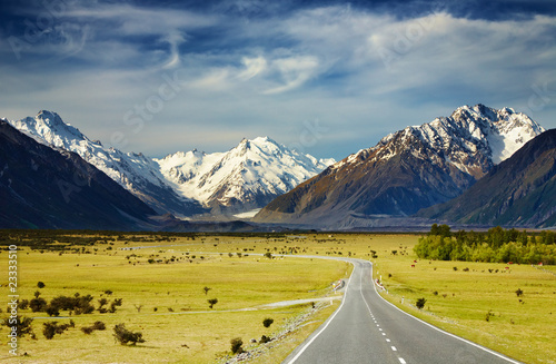 Southern Alps, New Zealand photo