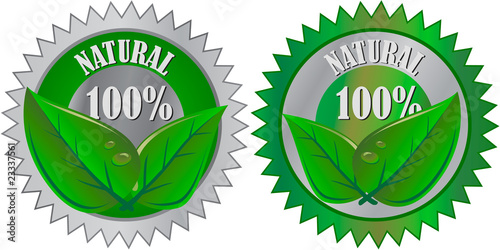 Natural Eco product label