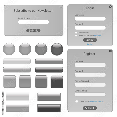 Silver Web Template