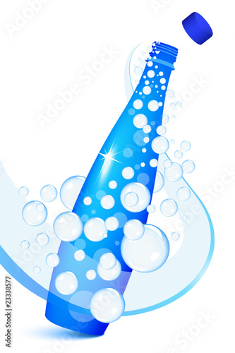 Sparkling water bottle
