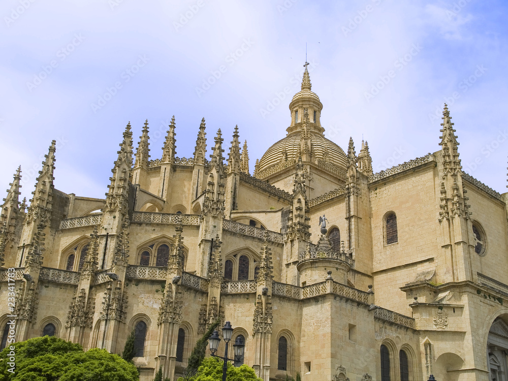 Segovia, catedral, ciudad Patrimonio de la Humanidad, España