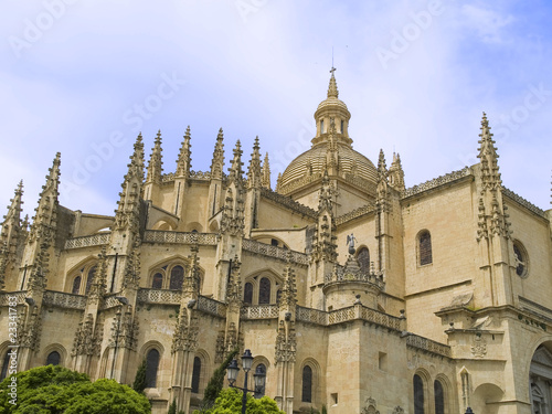 Segovia, catedral, ciudad Patrimonio de la Humanidad, España © meneari