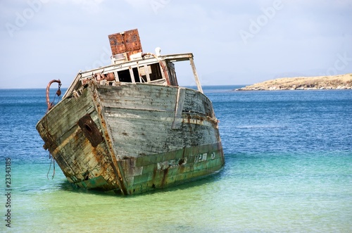 A derelict boat