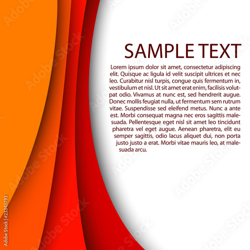 Abstract red background with custom text copy space