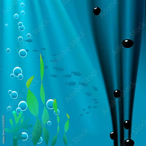 Underwater - Set 1 - Oil Pollution