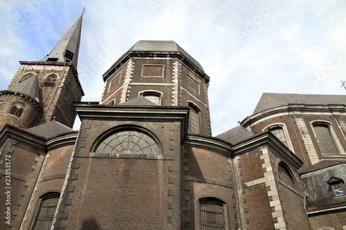 Saint John the Evangelist collegiate  church in Liege city Wallo photo