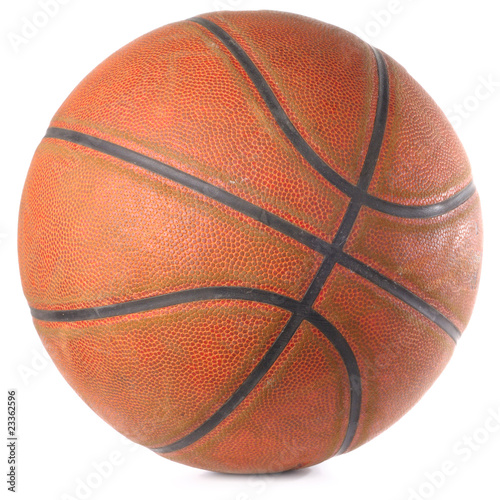 basketball ball isolated on white background © Sergey Peterman