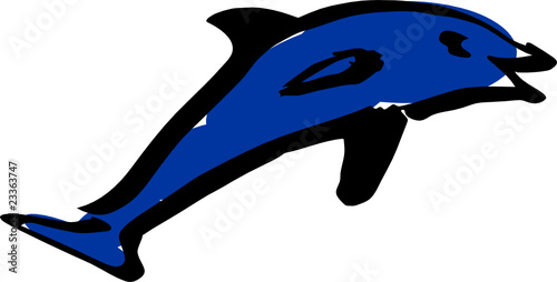 dolphin vector illustration