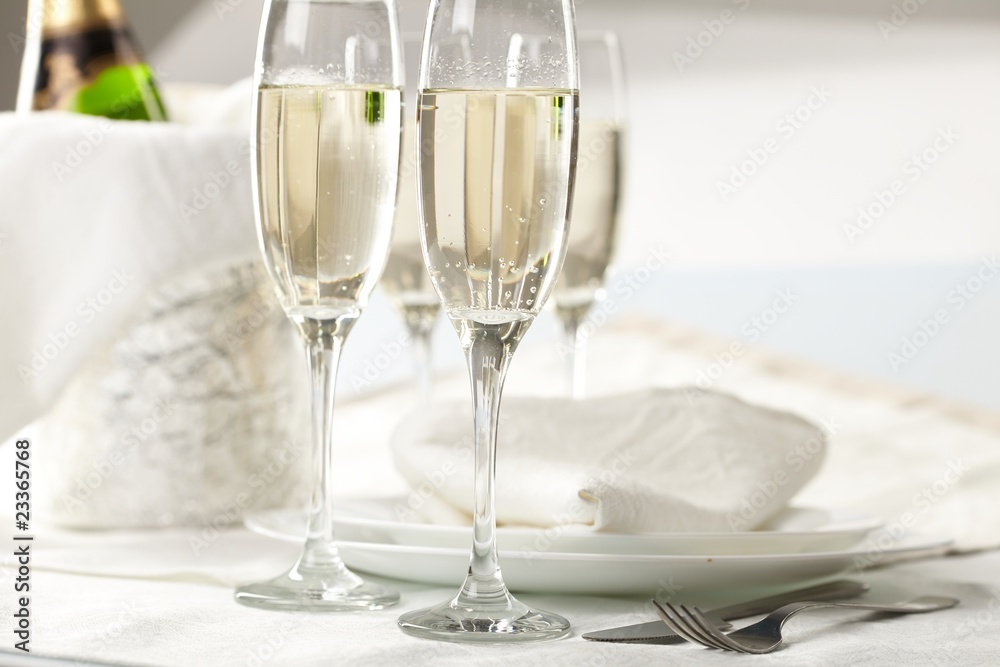 table set for a wedding dinner.. table set for a wedding dinner..