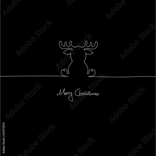 Christmas Card Reindeer