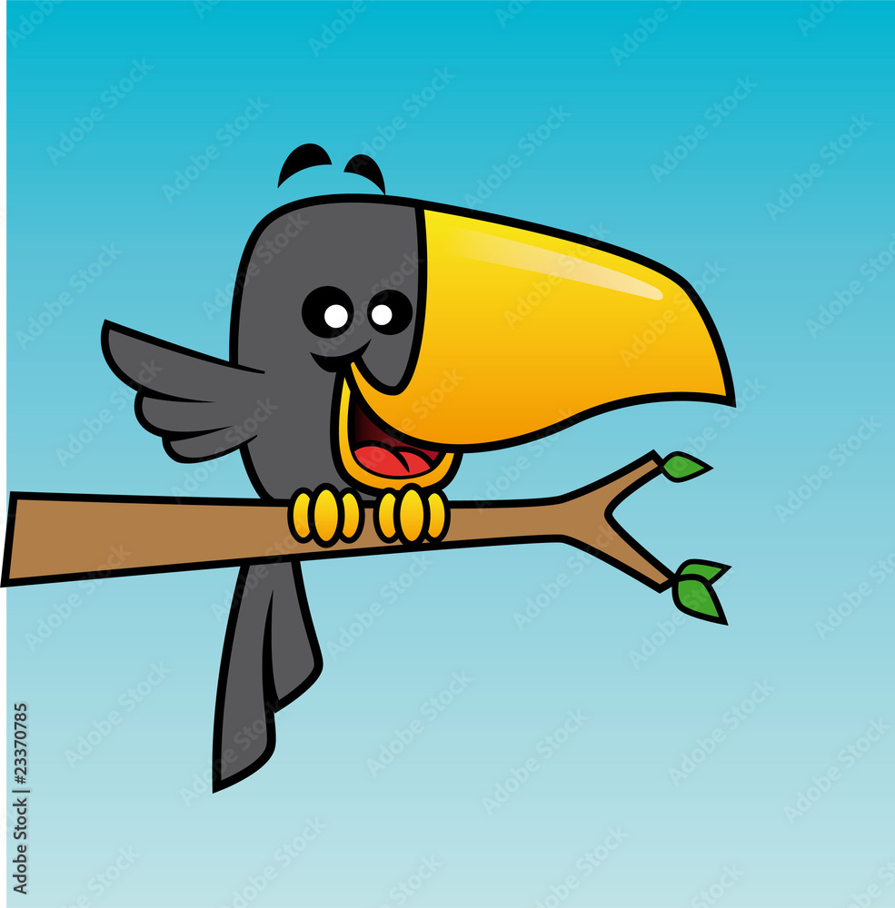 corbeau heureux
