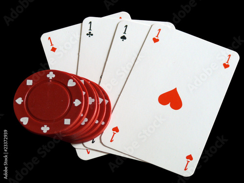 poker carré d'as