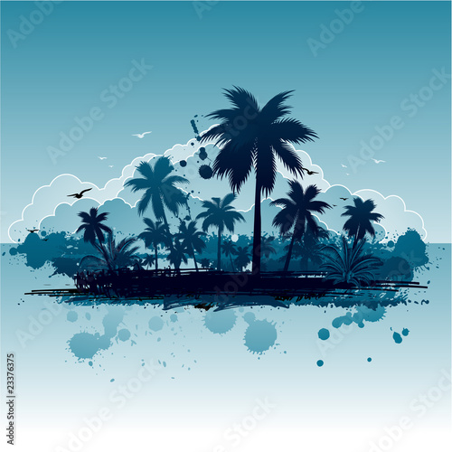 Tropical summer background