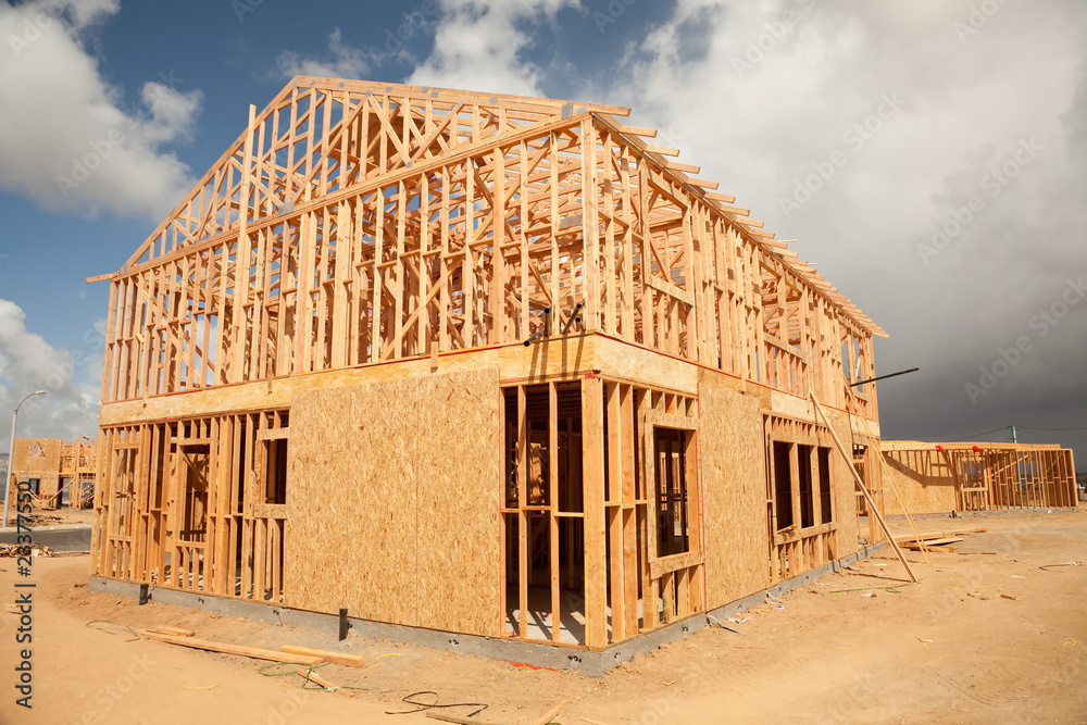 Abstract Home Construction Site Abstract Home Construction Site