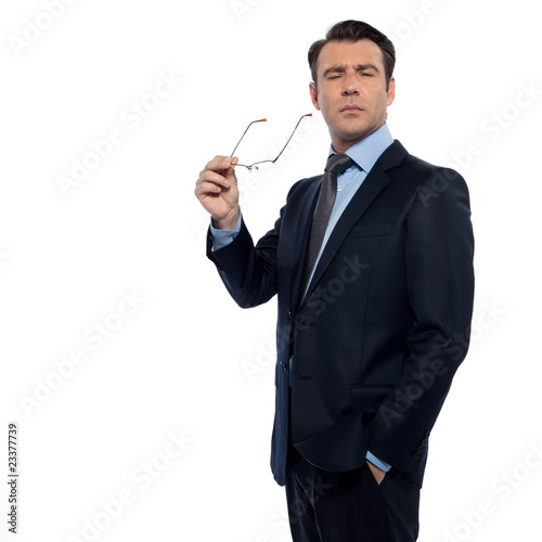 Фотография Man with bad vision difficultues