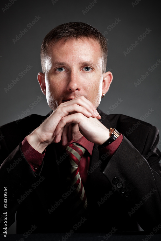 seriously businessman portrait