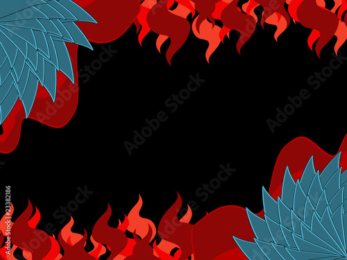 dragon skin  flame background