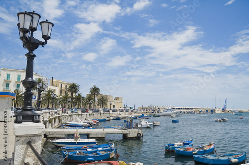 Panoramic view of Bari seafront. Apulia.