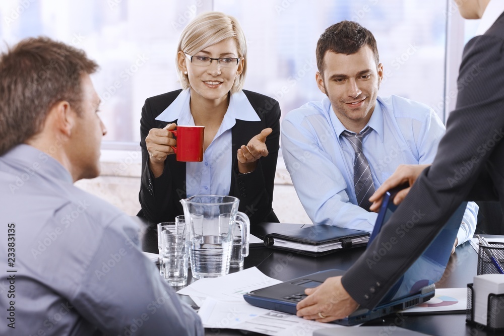 Business team at discussion Business team at discussion