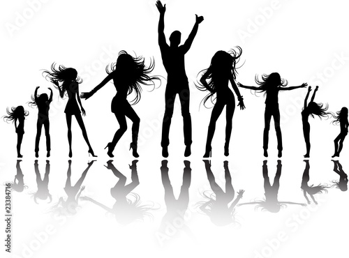 the vector party silhouette