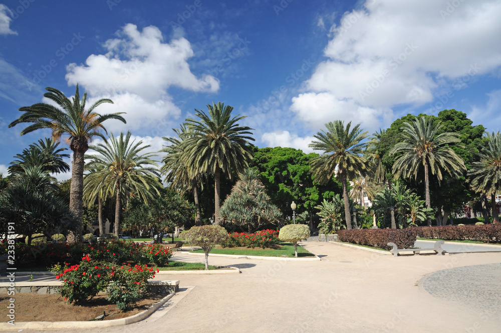 Doramas Park in Las Palmas de Gran Canaria, Spain Doramas Park in Las Palmas de Gran Canaria, Spain