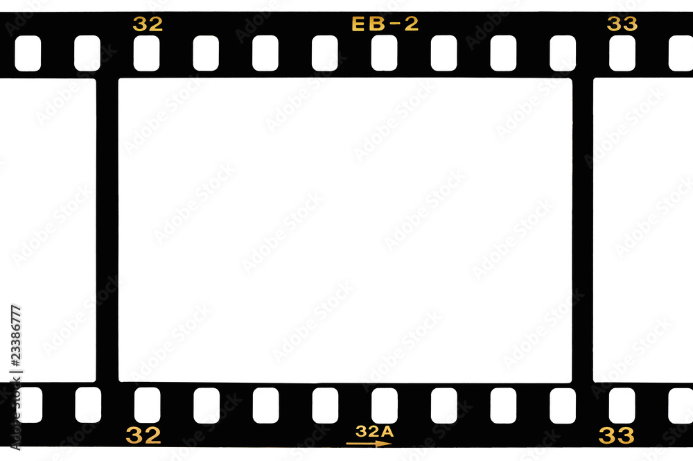Blank 35mm slide film background