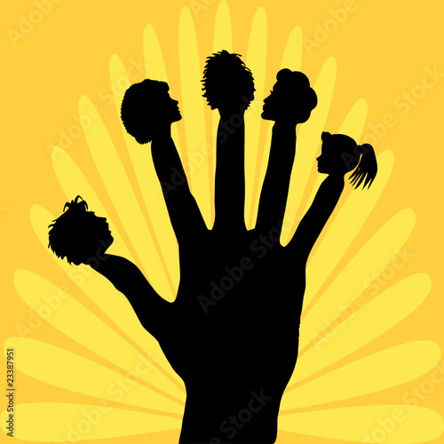 Fingers of the hand