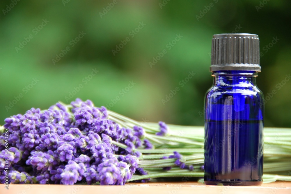 Naklejka lavender oil
