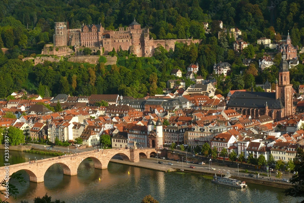 Stadtansicht von Heidelberg