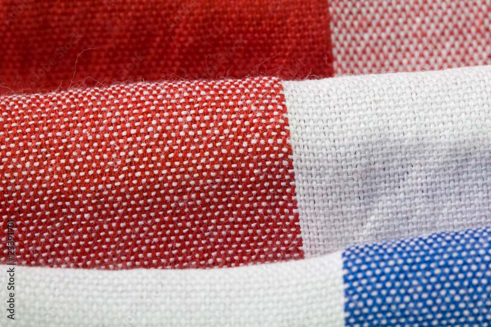 Close-Up of Gingham Fabric Close-Up of Gingham Fabric