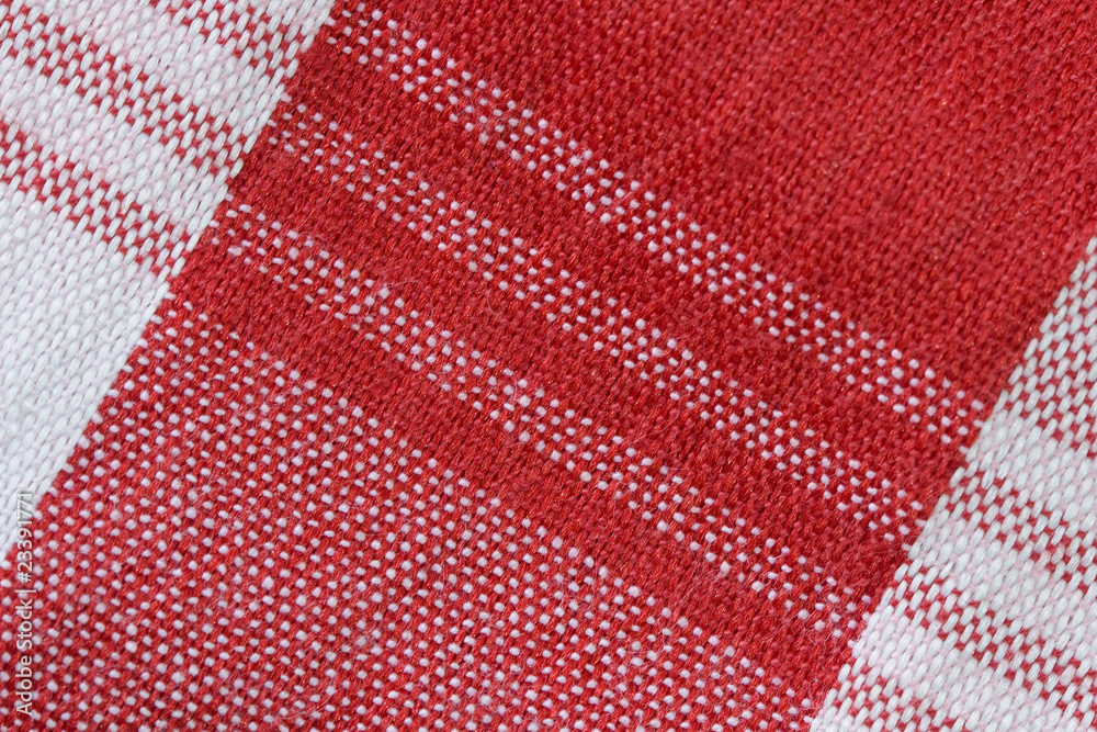 Close-Up of Gingham Fabric Close-Up of Gingham Fabric