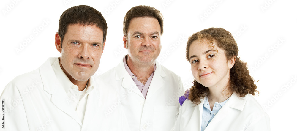 Fototapeta premium Doctors or Scientists Banner
