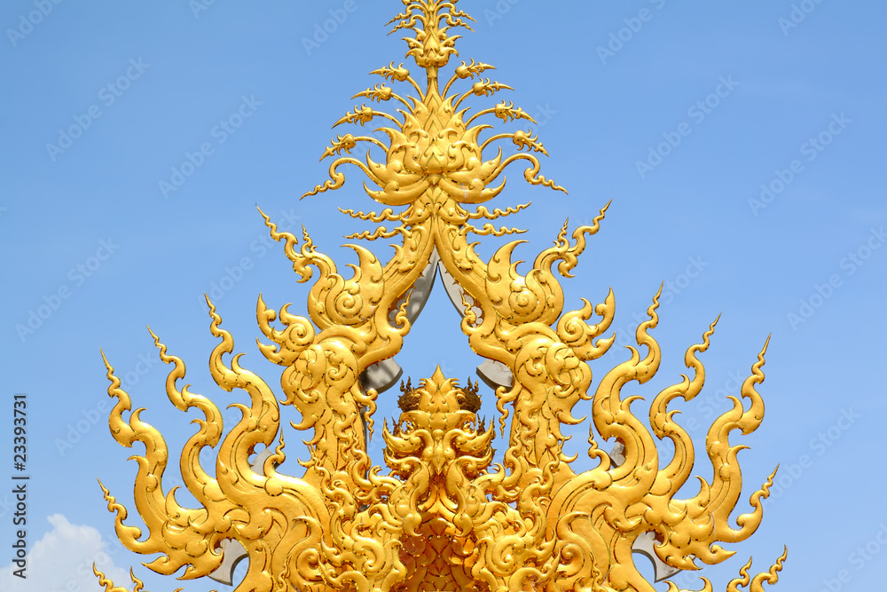 Fototapeta premium Traditional Thai style on temple