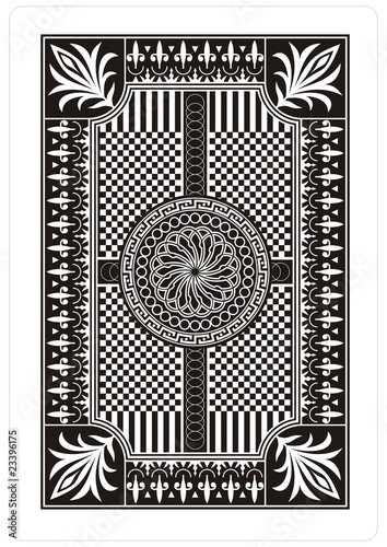 playing card back side