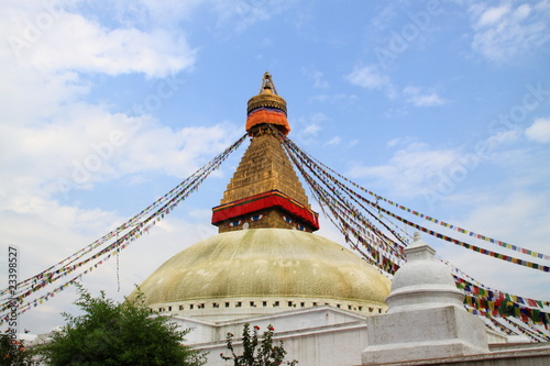 ネパールのボダナートのストゥーパ
