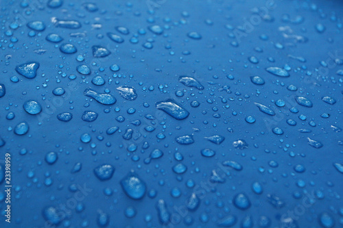 Blue Rain Drops Background © foto76