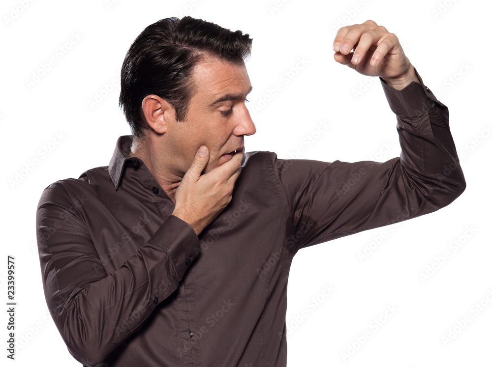 Man Portrait sweat perspiring Man Portrait sweat perspiring