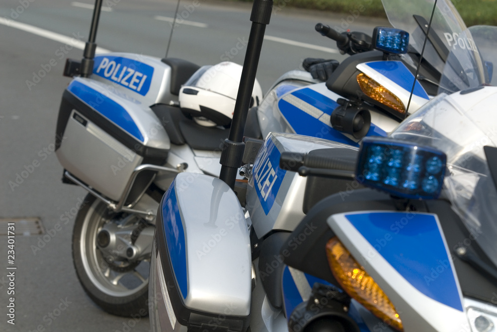 Polizeimotorräder Polizeimotorräder