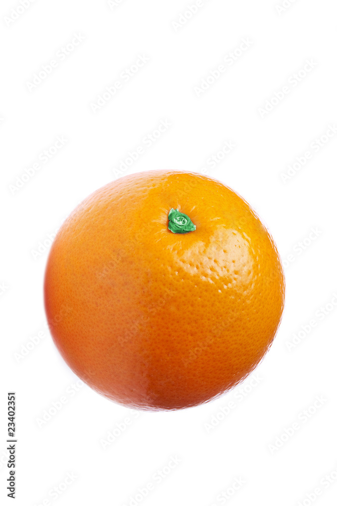 one orange isolated on white background one orange isolated on white background
