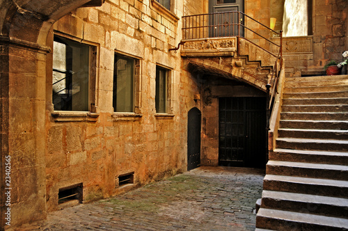 gothic courtyard