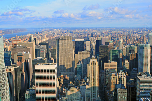 view over New York skyline