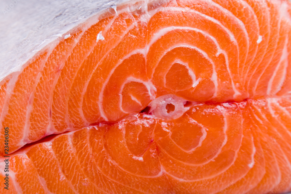 Raw salmon Raw salmon