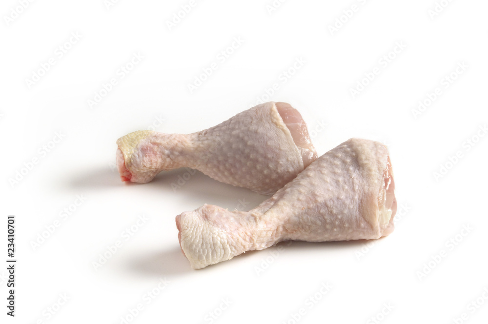 Huhn, Unterschenkel, freigestellt (chicken, lower thigh)