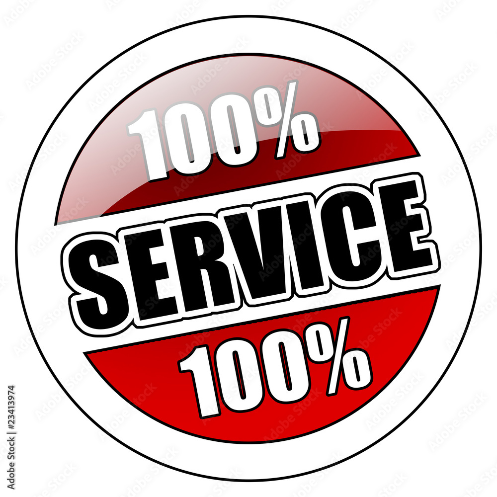 Service 100% Button BBB Service 100% Button BBB