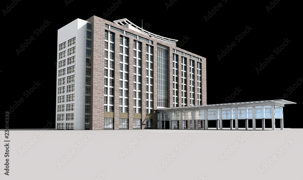 Obraz premium 3d architectural