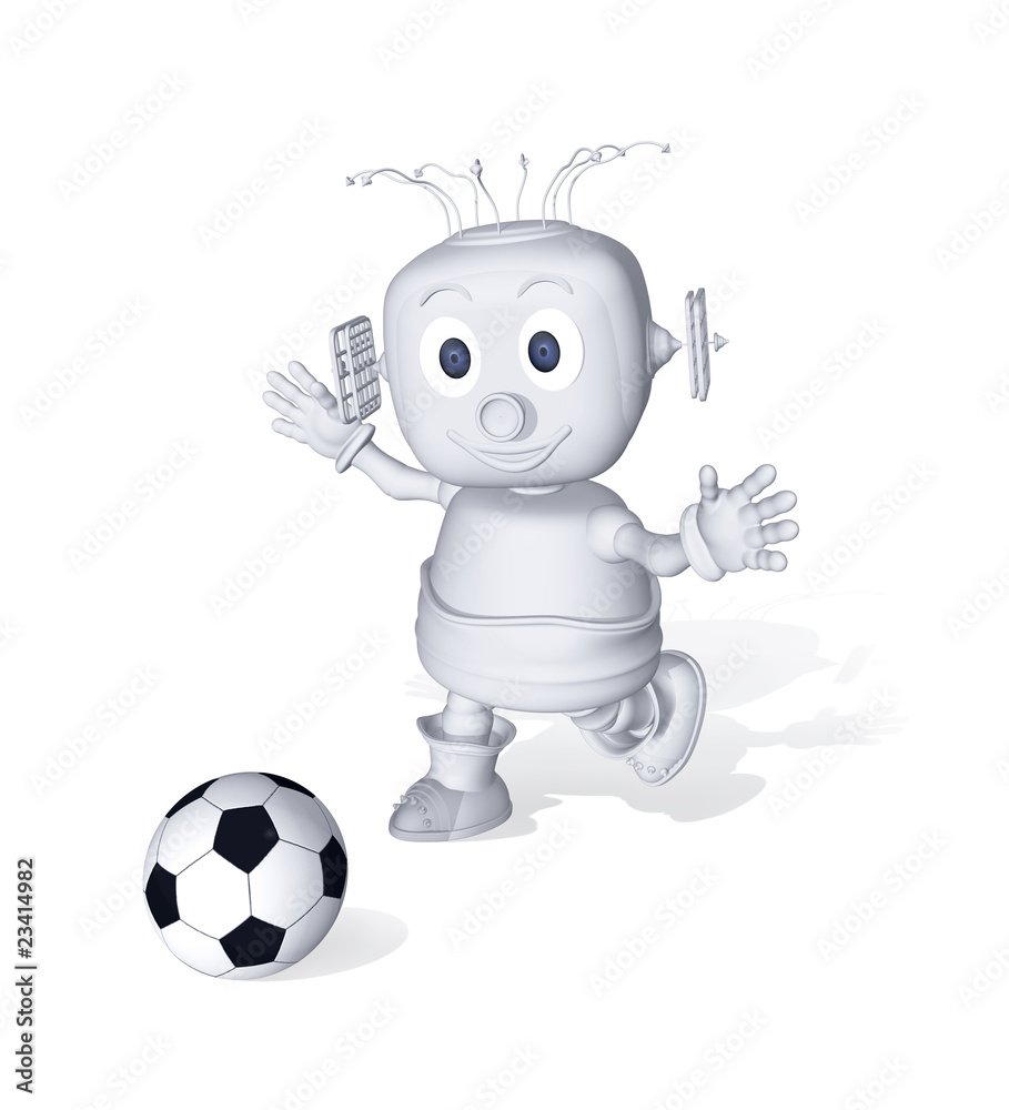 ロボットのサッカー