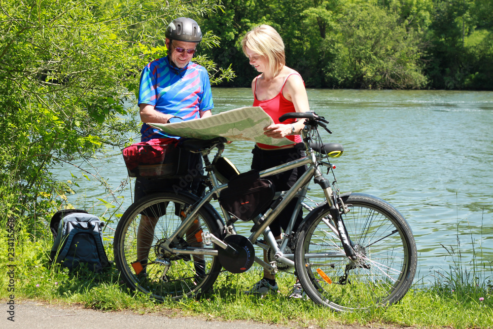 Naklejka premium Fahrradtour