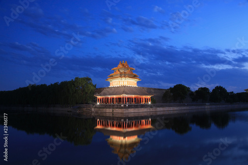 Forbidden City at night. Beijing, China