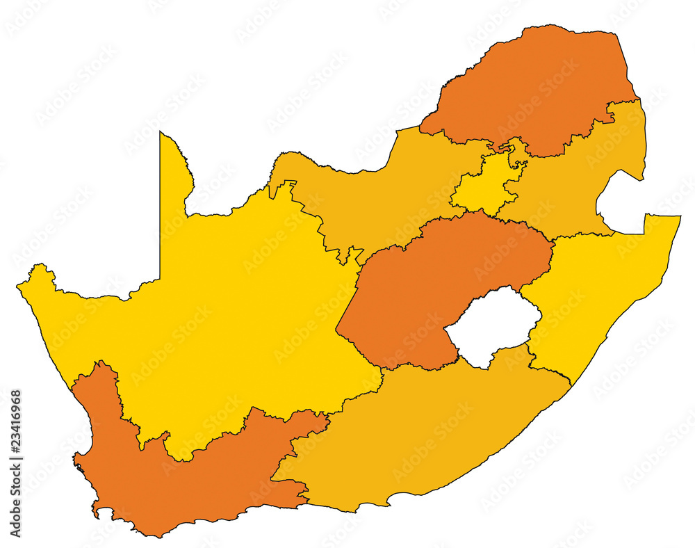 administrative divisions of rsa